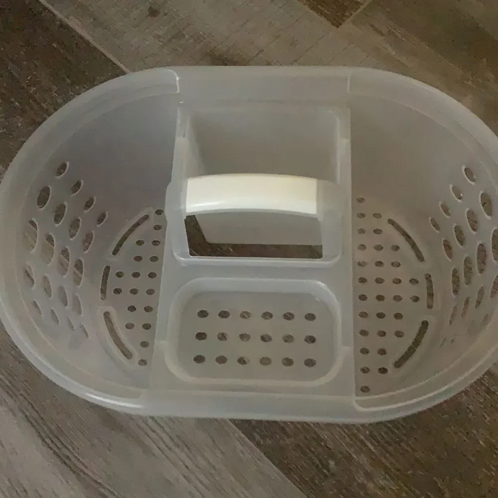 Large Clear Bath Caddy perfect for college or camp